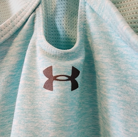 UnderArmour Teal Small Workout Tank Top - Picture 4 of 5